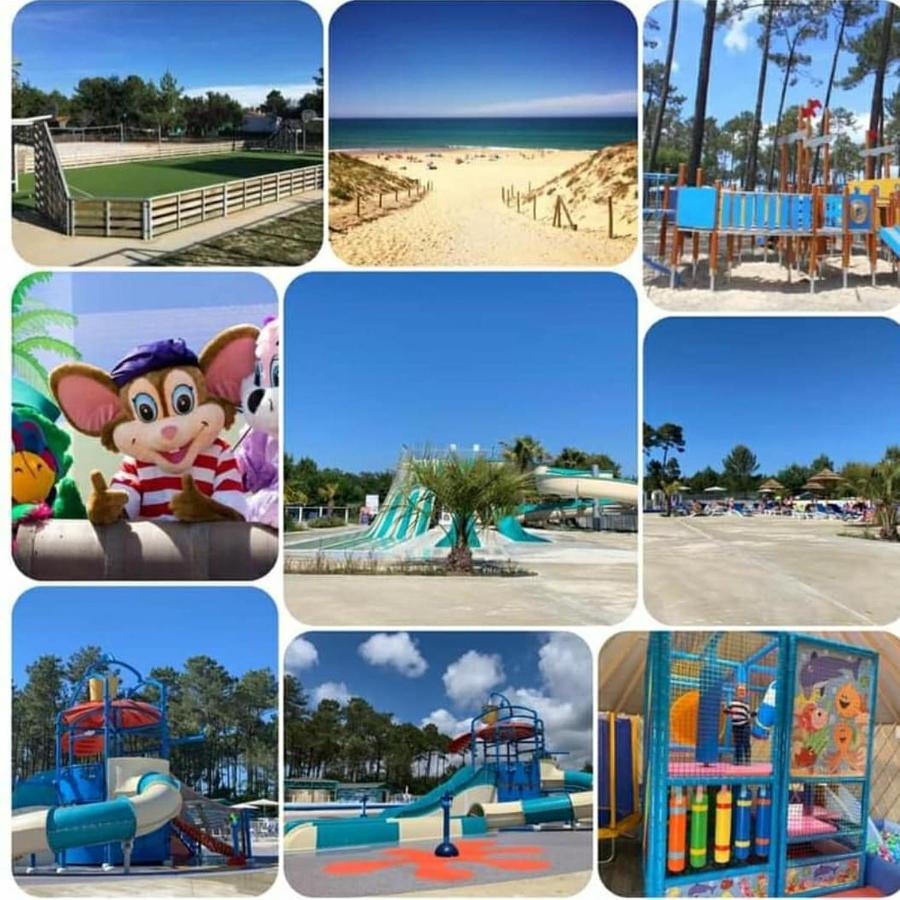 Camping Des Dunes De Contis Mobilhome 3Ch, Saint-Julien-en-Born Dış mekan fotoğraf