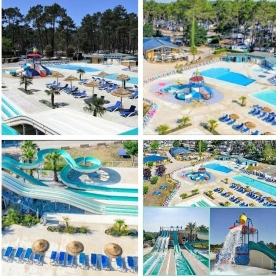 Camping Des Dunes De Contis Mobilhome 3Ch, Saint-Julien-en-Born Dış mekan fotoğraf